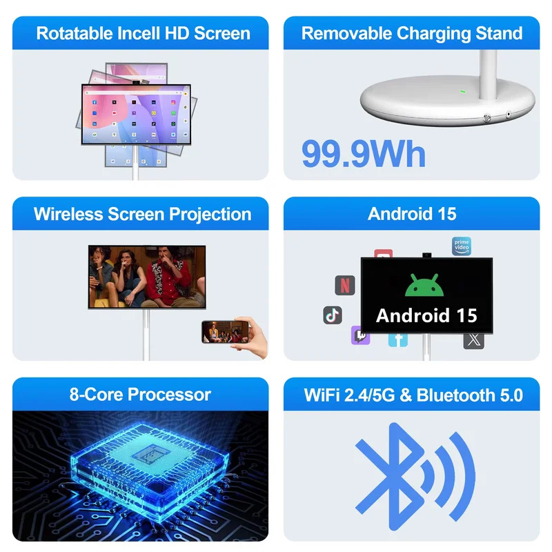 Smart Tablet 27 Inch Portable  - Tablet Accessories Uk 评论和价格