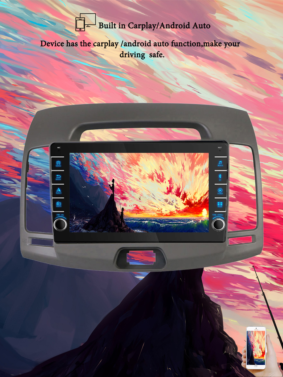 8G+128G Android 14 For Hyundai - Tablet Danish Mobile & Accessories 评论和价格