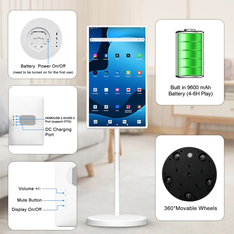 32 Inch Android 15 Smart TV, 6 - Tablet Accessories Uk 评论和价格