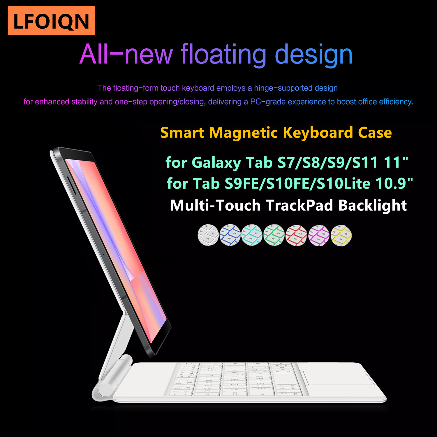 LFOIQN Magic Keyboard for Sams - Samsung Tablet Keyboard Accessories 评论和价格