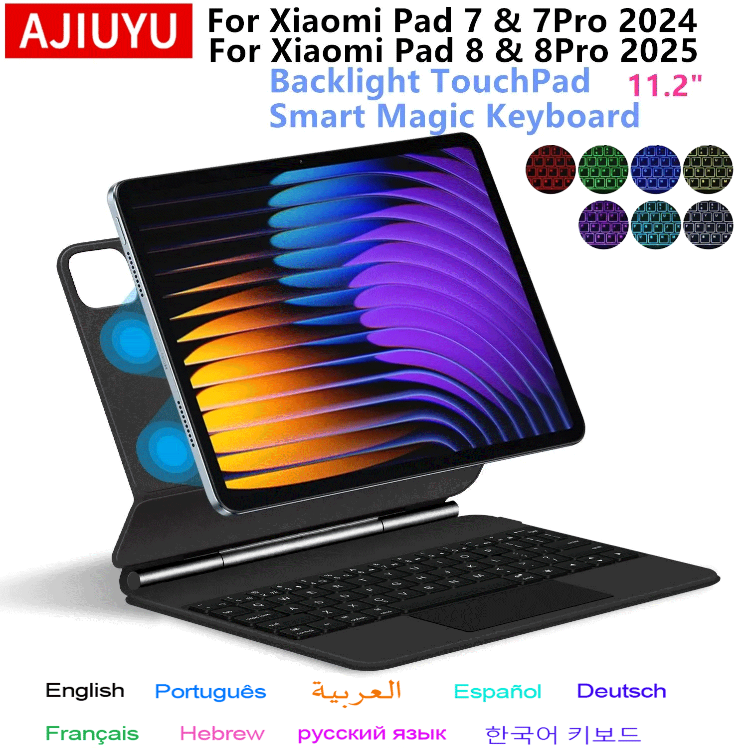 Magic Keyboard Folio For Xiaom - Tablet Keyboard Case 评论和价格
