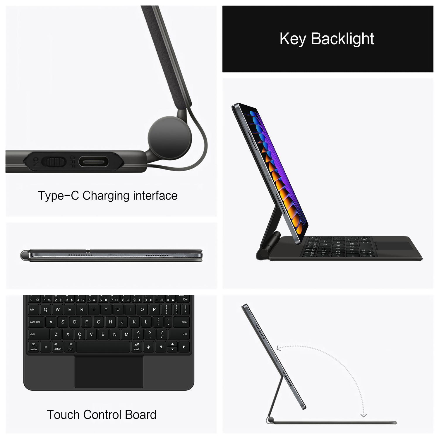 Magic Keyboard Folio For Xiaom - Tablet Keyboard Case 评论和价格