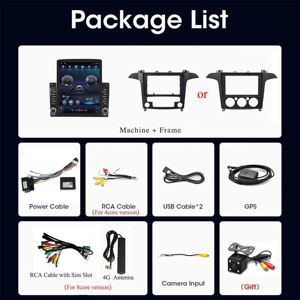 Android 14 8G+128G Car Radio F - Tablet Danish Mobile & Accessories 评论和价格