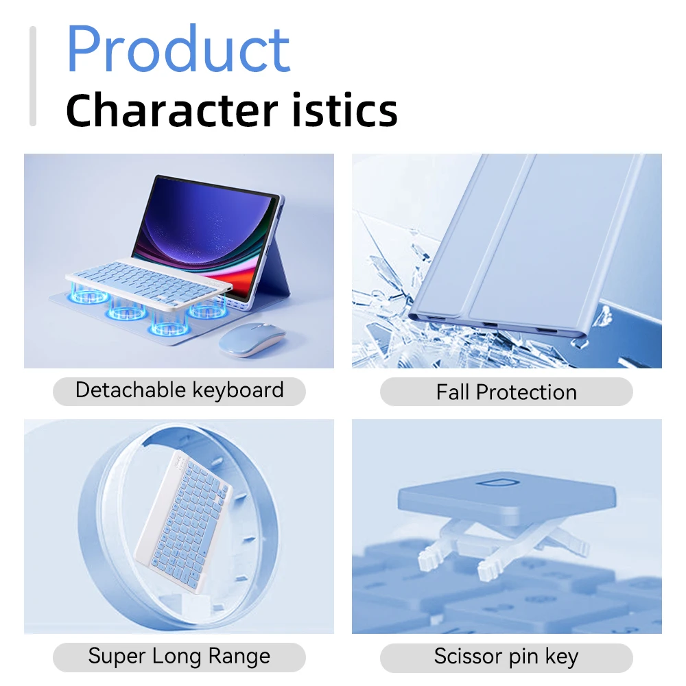 For Samsung Tablet Keyboard Ca - Samsung Tablet Keyboard Accessories 评论和价格